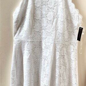 No Boundaries White Lace Top